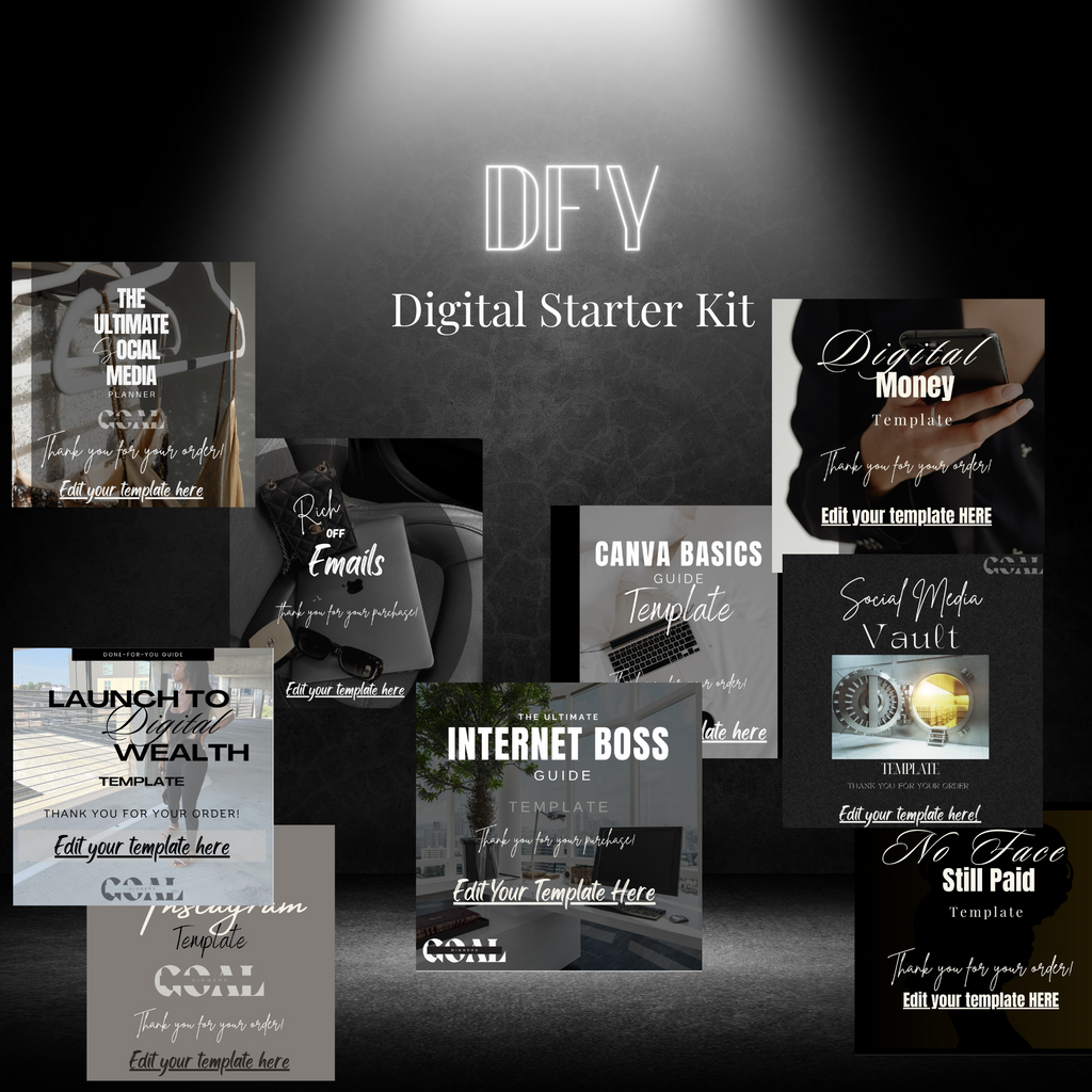 DFY DIGITAL STARTER KIT - Whip Lashes by Daje