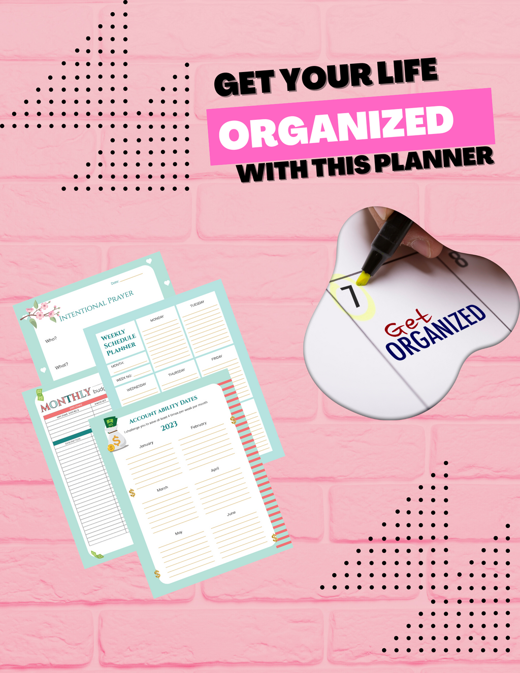 FREE DIGITAL PLANNER - Whip Lashes by Daje