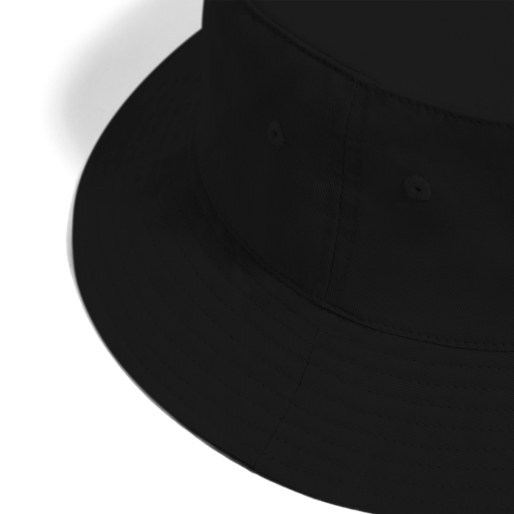 "Let me do your lashes " Bucket Hat - black