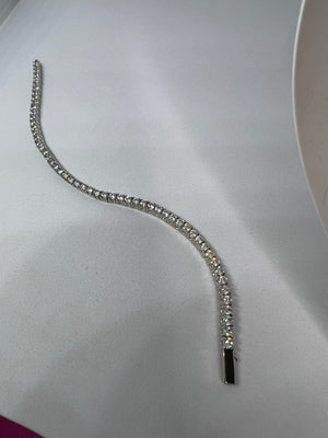 3MM/5MM Round Cut Tennis Bracelet - Whip Lashes by Daje